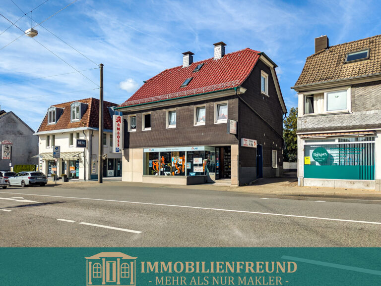Apotheke 10 Jahre fest vermietet, Wohnung mit Wintergarten, Dach 2016, Ortskern Wuppertal-Cronenberg